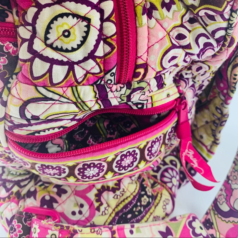 RETIRED! Vera Bradley Very Berry Paisley Backpack - Picture 12 of 16